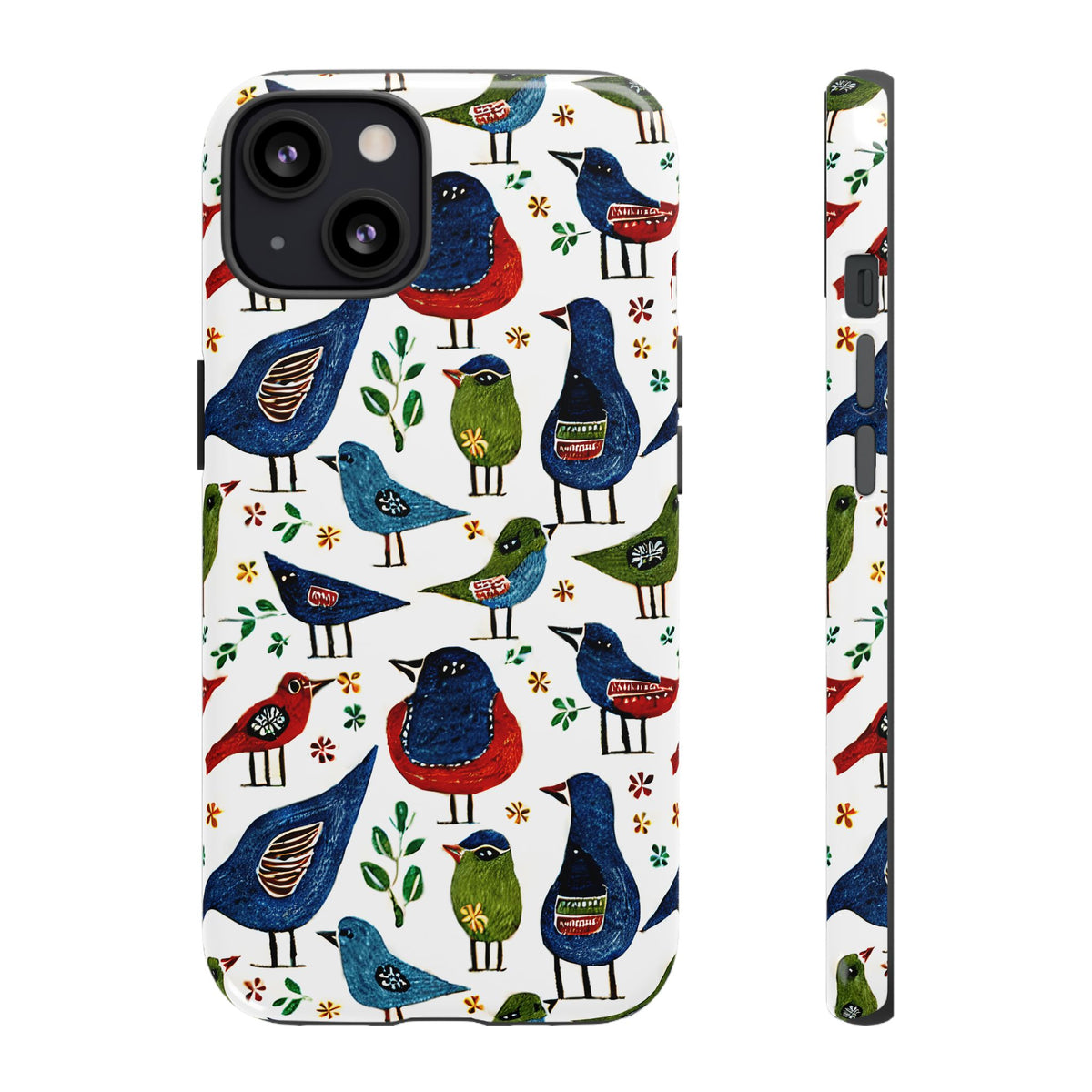 Birds Seamless Pattern Phone Case – Elegant and Timeless Avian Design 12