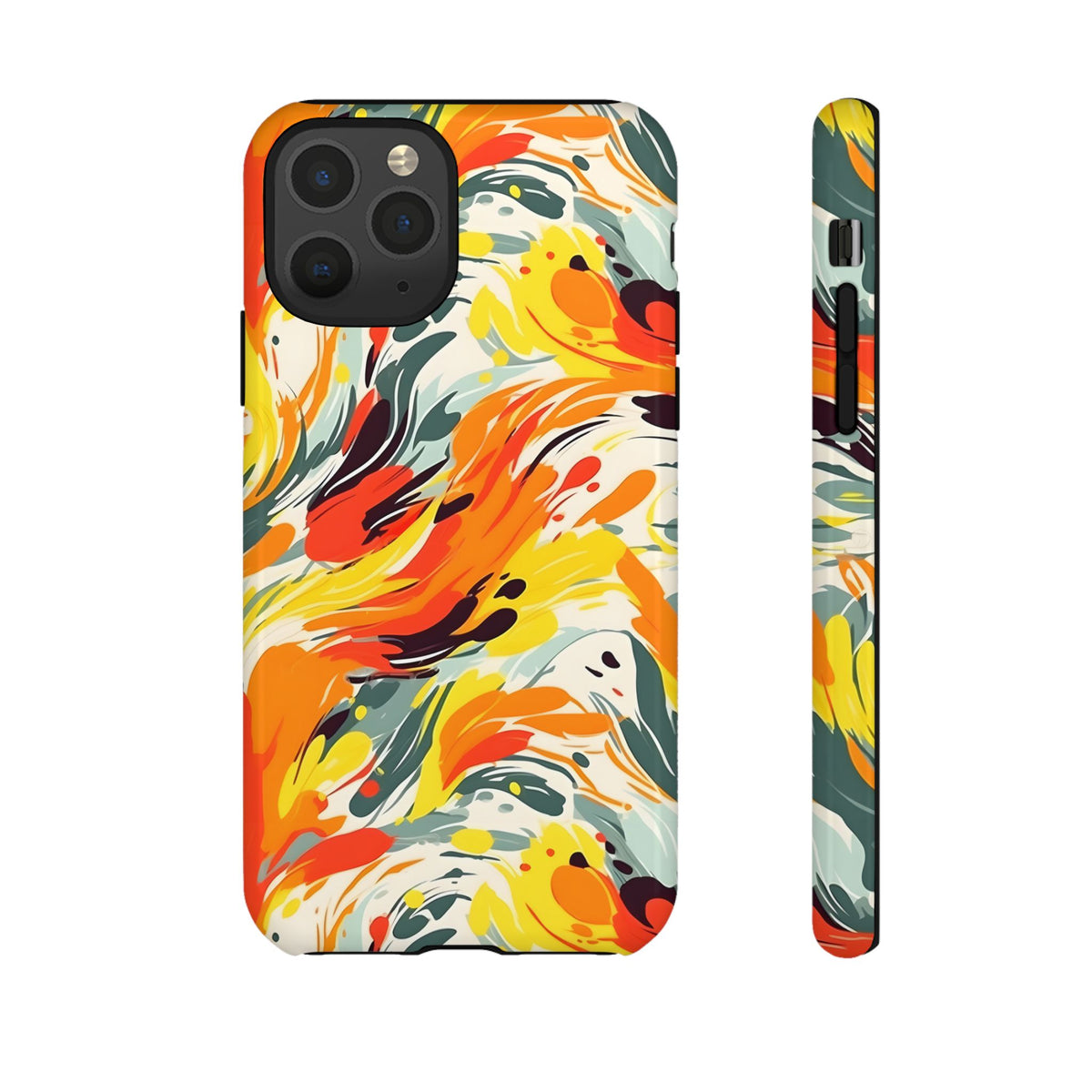 Abstract Painting Design Phone Case – Modern Art-Inspired Phone Cover 5