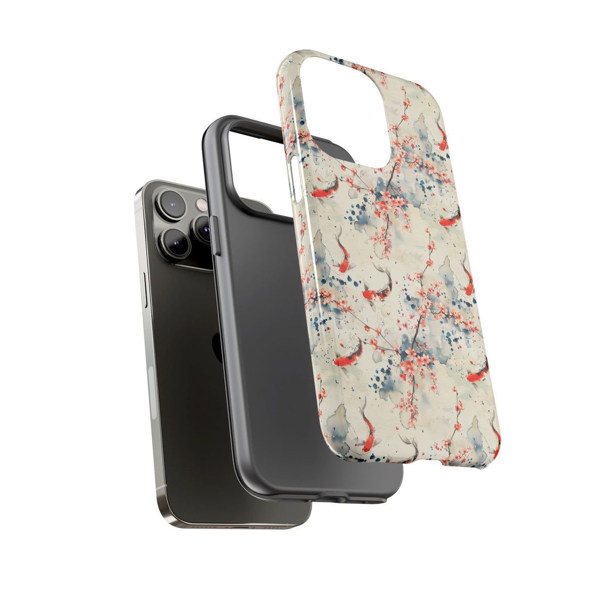 Japanese Pattern Phone Case – Elegant & Timeless Design for Your Phone 073