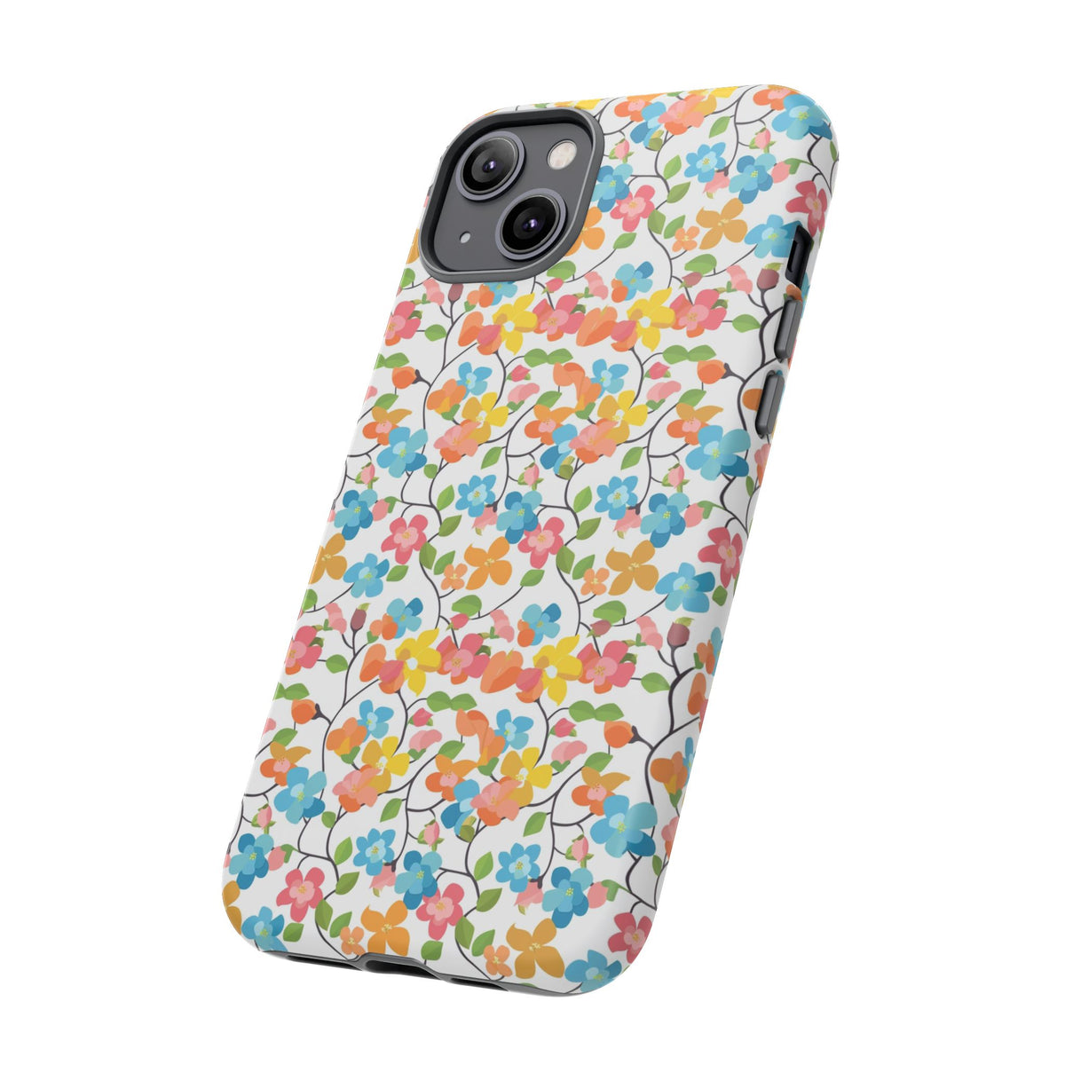 Spring Pattern Phone Case – Fresh & Vibrant Design for Your Phone 407