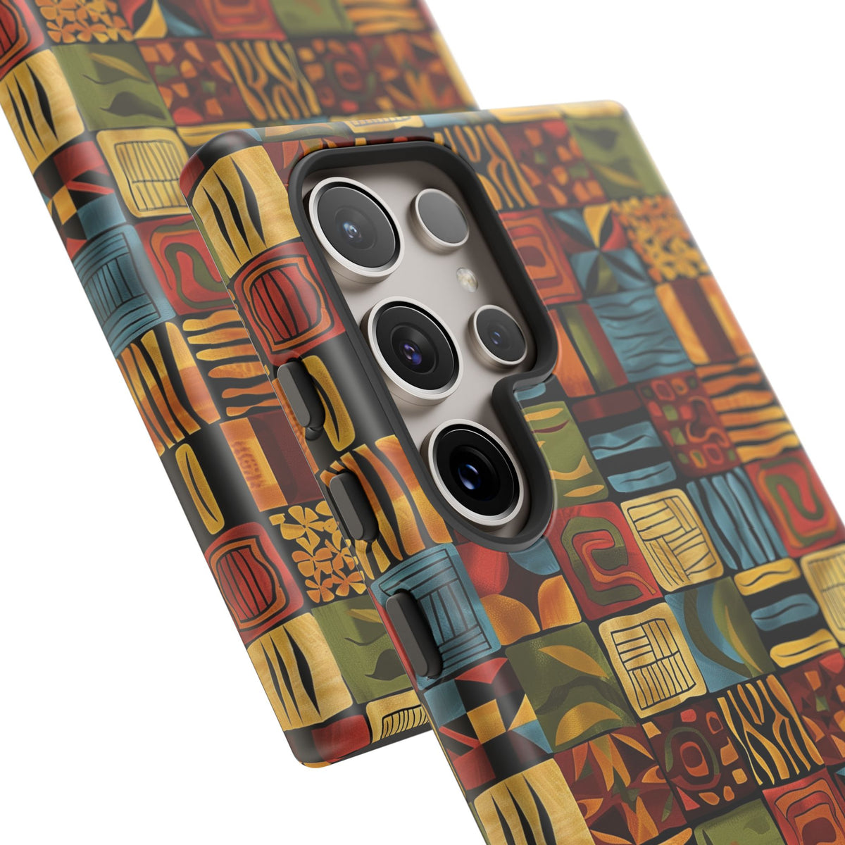 Stylish African Pattern Phone Case – Unique and Vibrant Protection 075