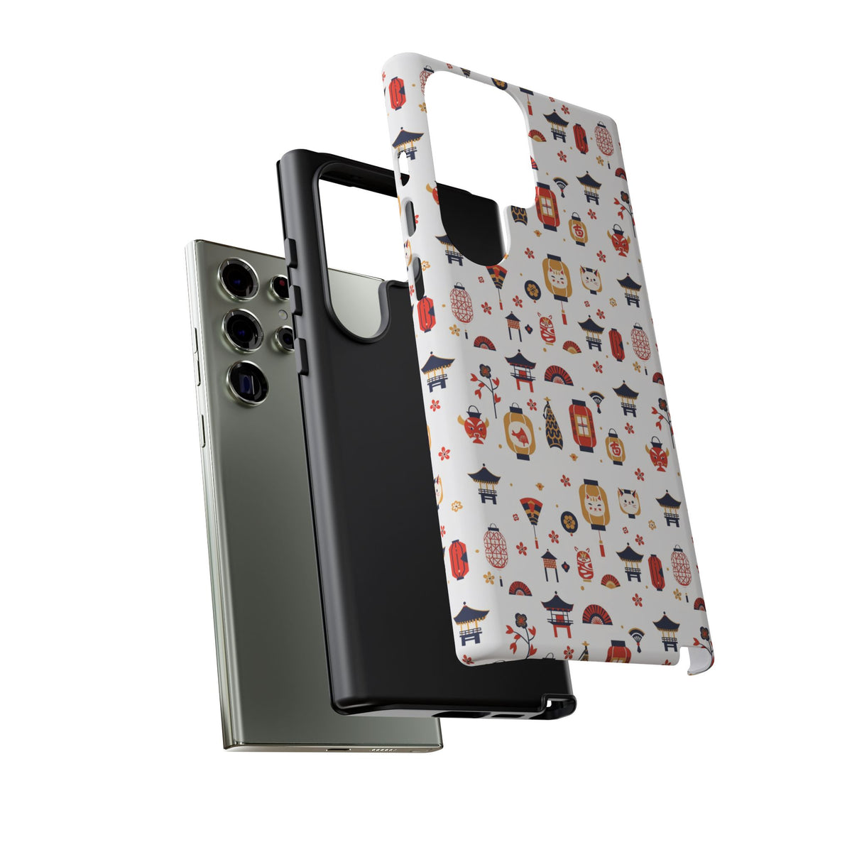 Japanese Pattern Phone Case – Elegant & Timeless Design for Your Phone 121