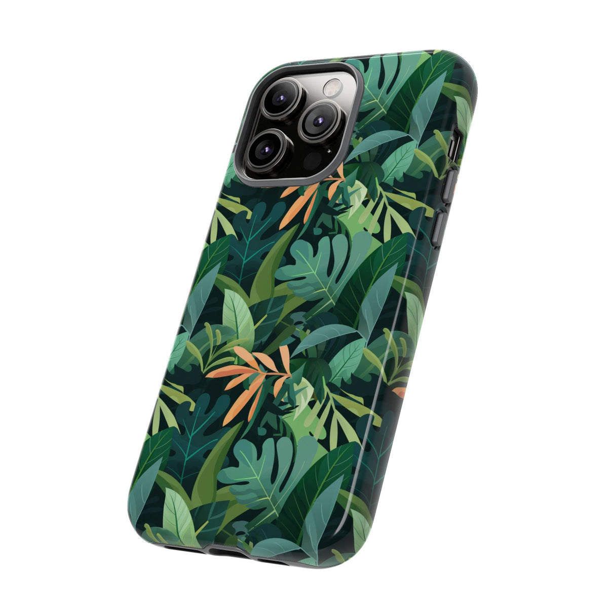 Jungle Pattern Phone Case – Exotic & Lush Design for Your Phone 341