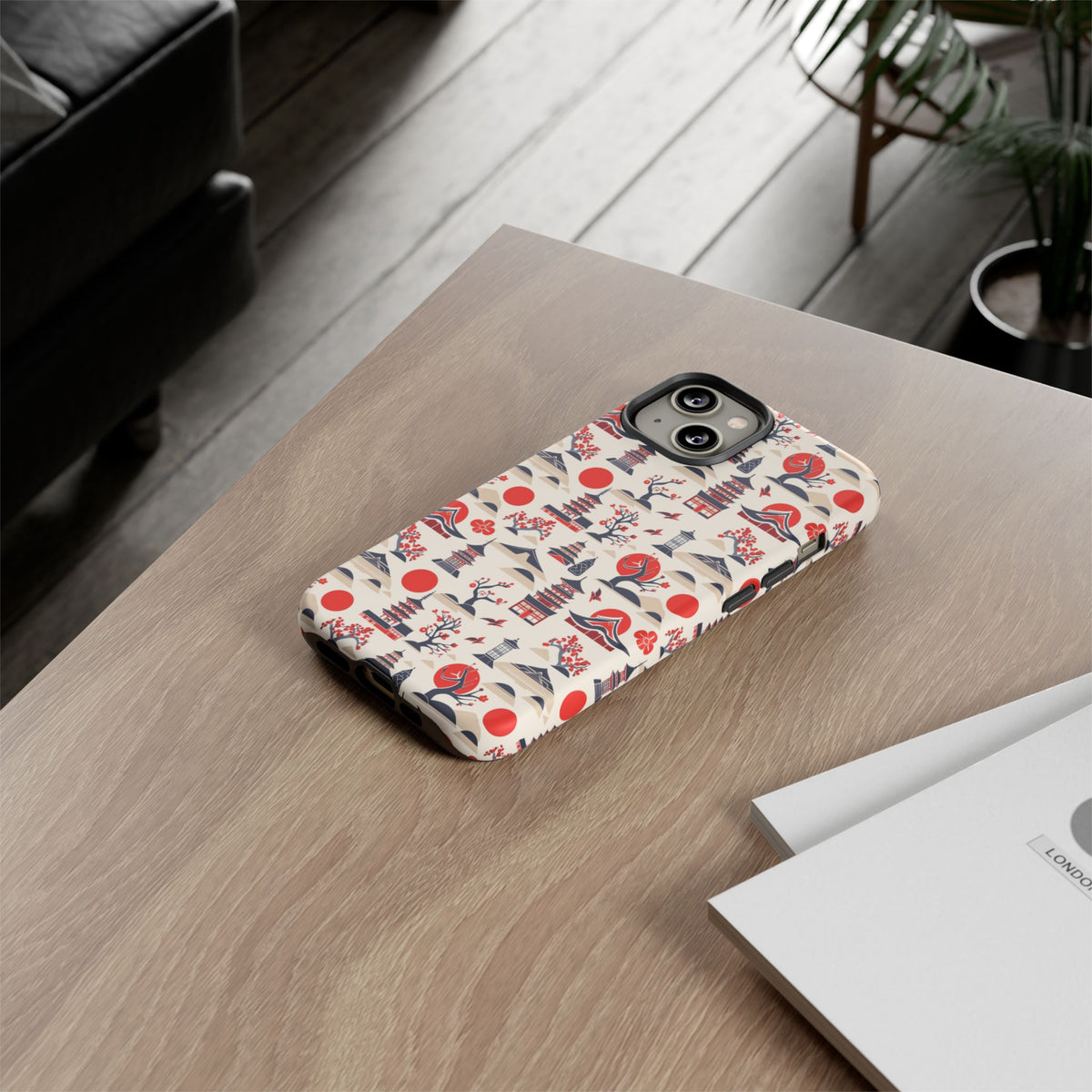 Japanese Pattern Phone Case – Elegant & Timeless Design for Your Phone 013