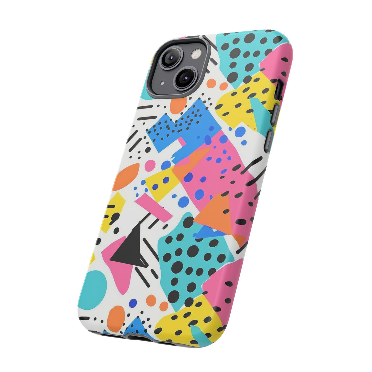 Bright Summer Memphis Design Phone Case – Vibrant and Playful Phone Cover