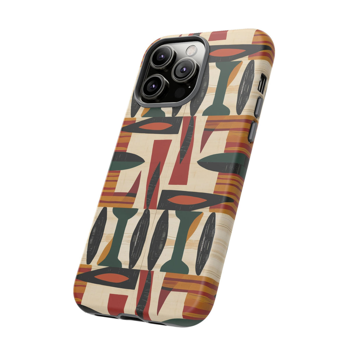 Stylish African Pattern Phone Case – Unique and Vibrant Protection 196