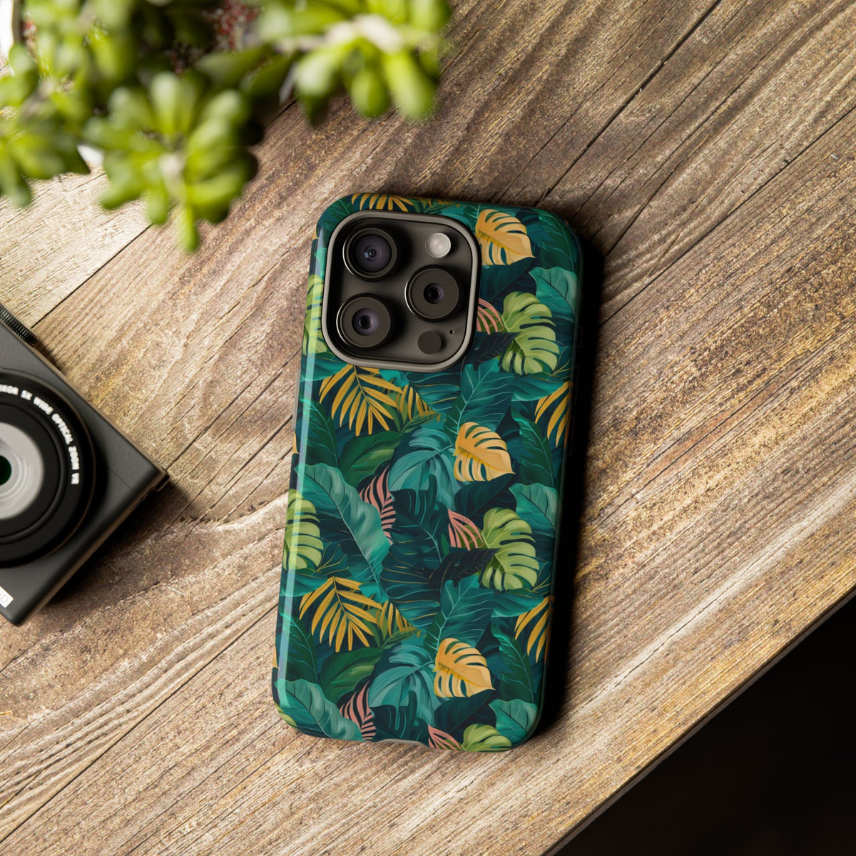 Jungle Pattern Phone Case – Exotic & Lush Design for Your Phone 337