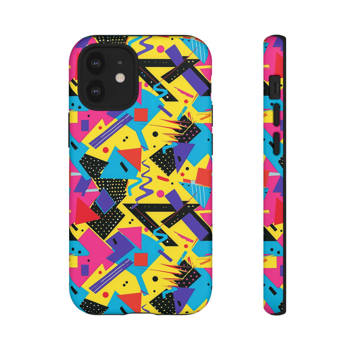 90s Themed Seamless Pattern Phone Case – Embrace Retro Style and Protection 223