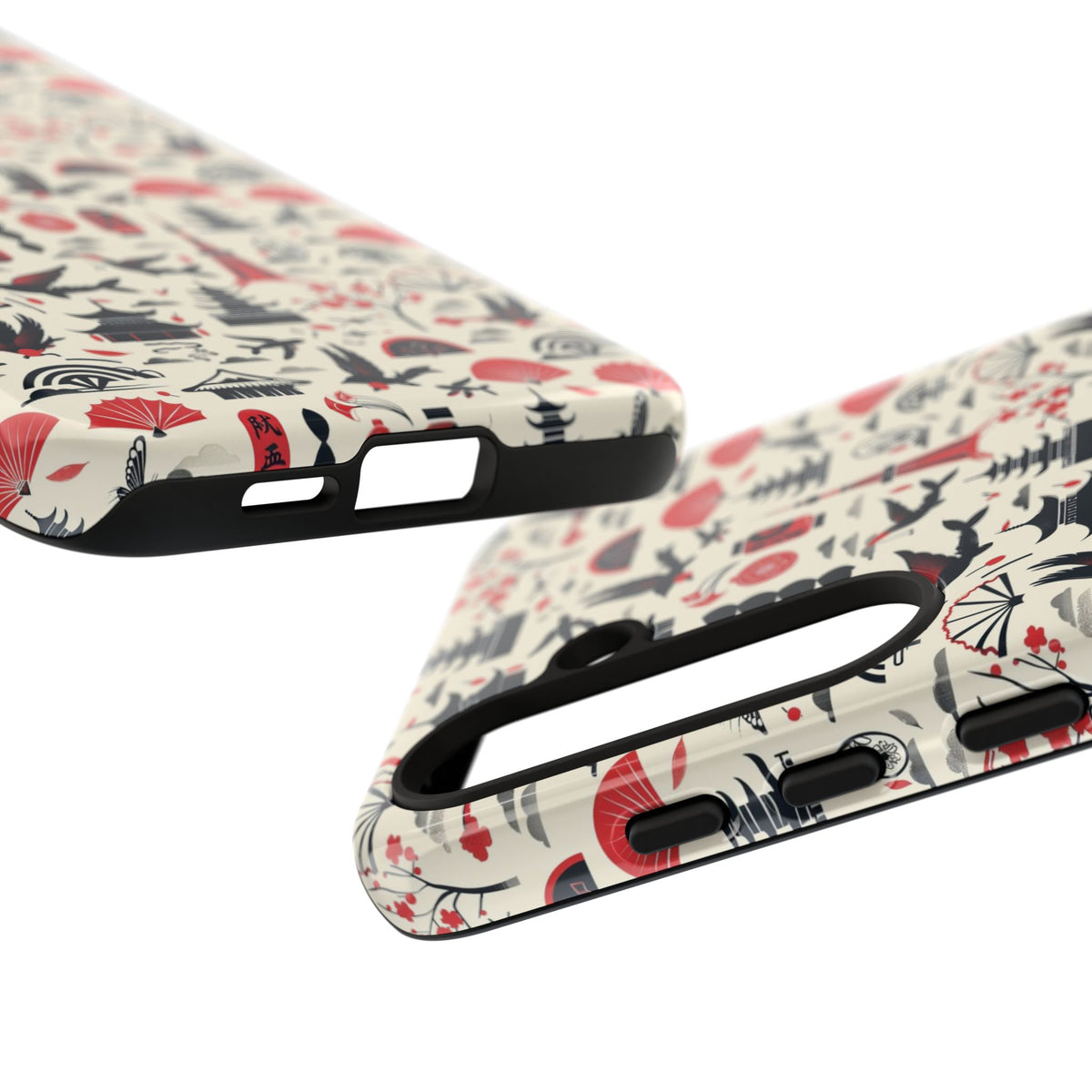 Japanese Pattern Phone Case – Elegant & Timeless Design for Your Phone 067