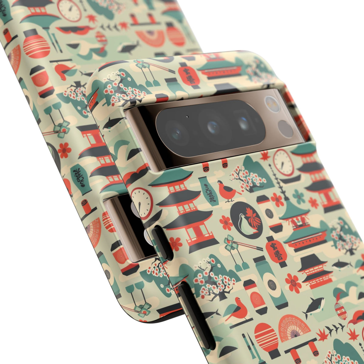 Japanese Pattern Phone Case – Elegant & Timeless Design for Your Phone 105