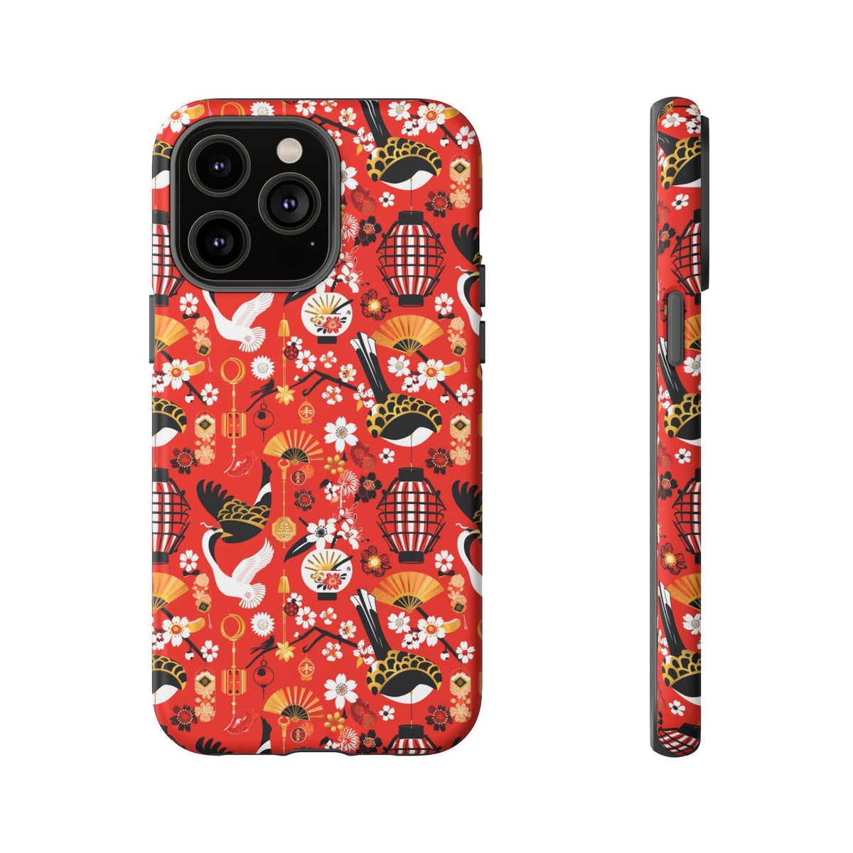 Japanese Pattern Phone Case – Elegant & Timeless Design for Your Phone 056