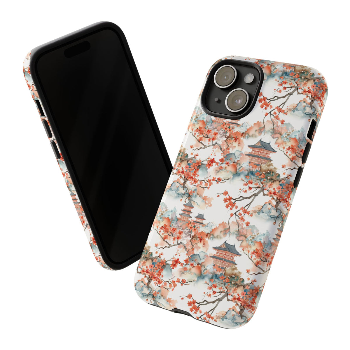 Japanese Pattern Phone Case – Elegant & Timeless Design for Your Phone 019