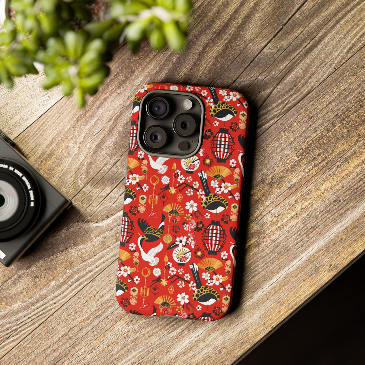 Japanese Pattern Phone Case – Elegant & Timeless Design for Your Phone 056