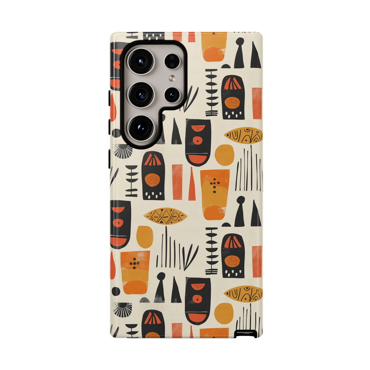 Stylish African Pattern Phone Case – Unique and Vibrant Protection 208