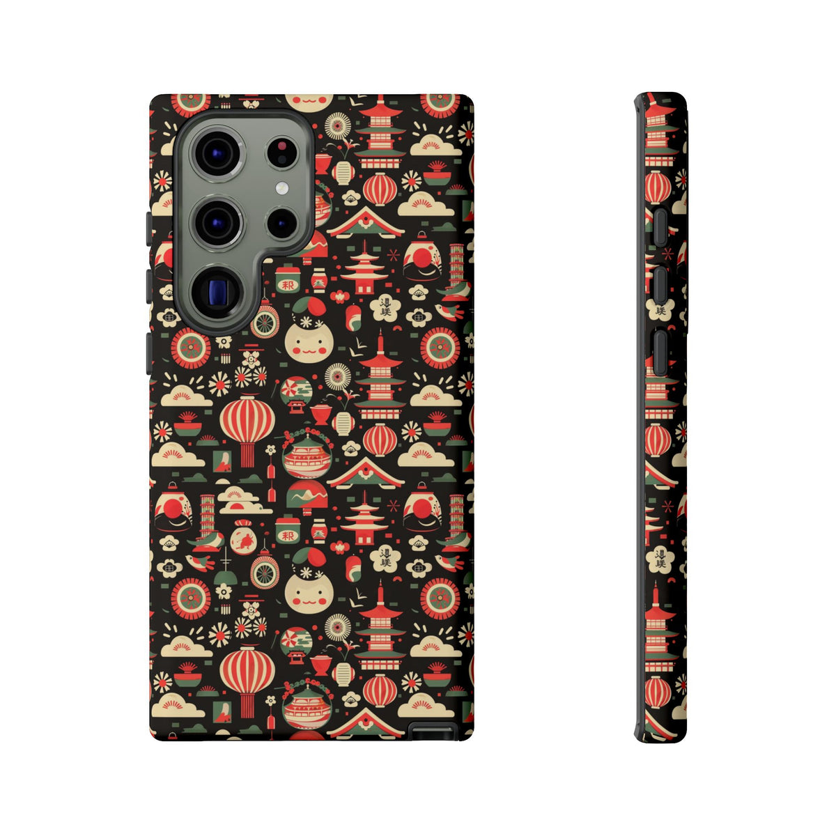 Japanese Pattern Phone Case – Elegant & Timeless Design for Your Phone 032