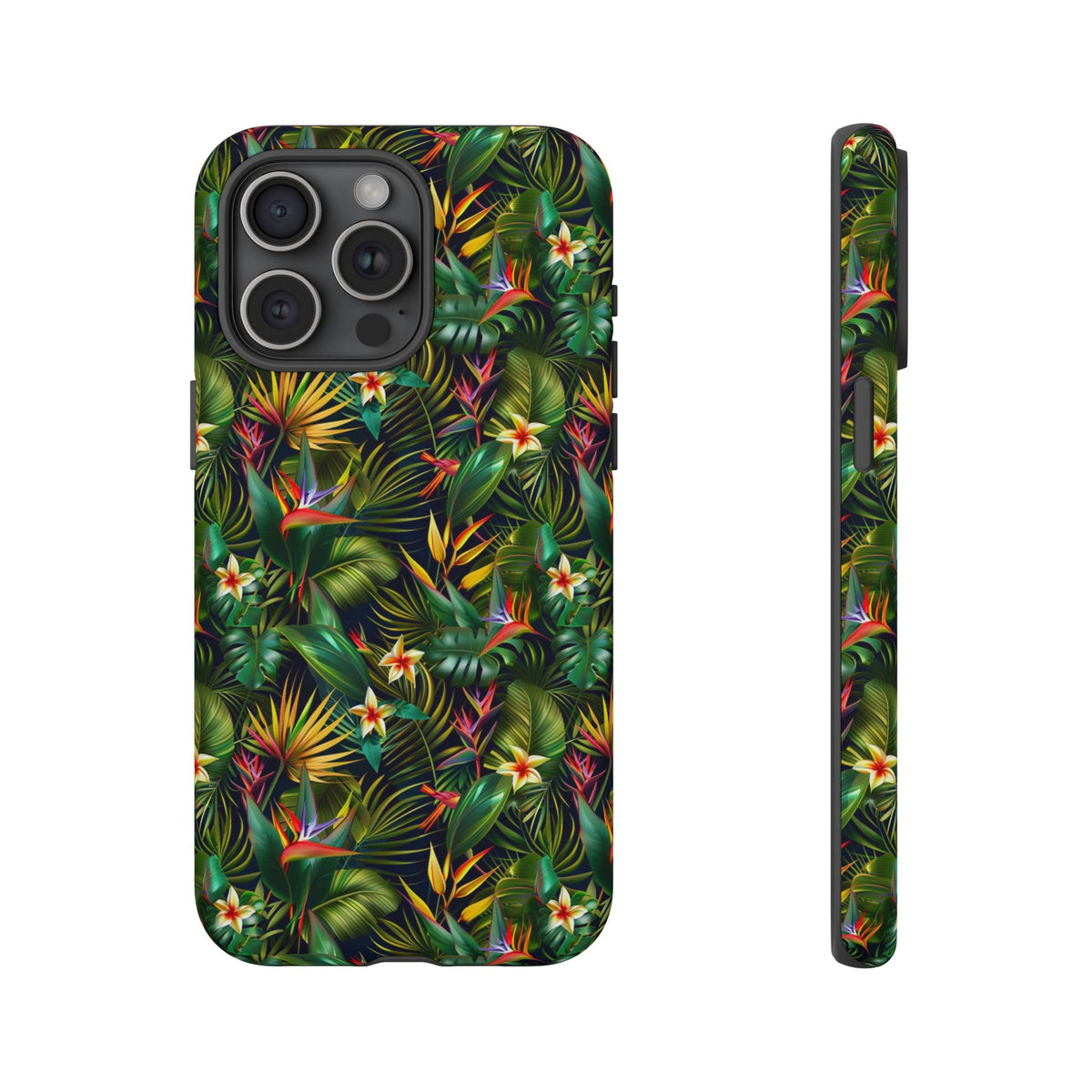 Jungle Pattern Phone Case – Exotic & Lush Design for Your Phone 348