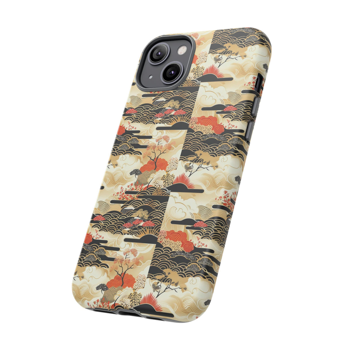 Japanese Pattern Phone Case – Elegant & Timeless Design for Your Phone 123