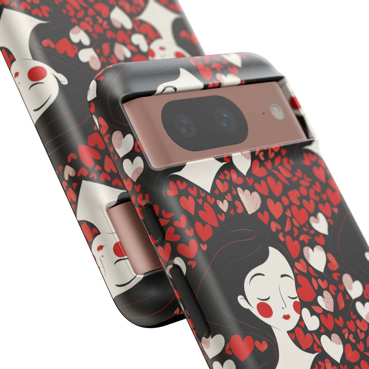 Heart Pattern Phone Case – Stylish & Loving Design for Your Device 232