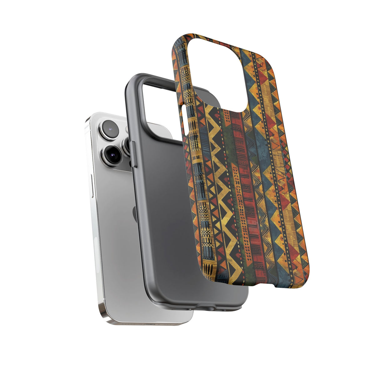 Stylish African Pattern Phone Case – Unique and Vibrant Protection 166