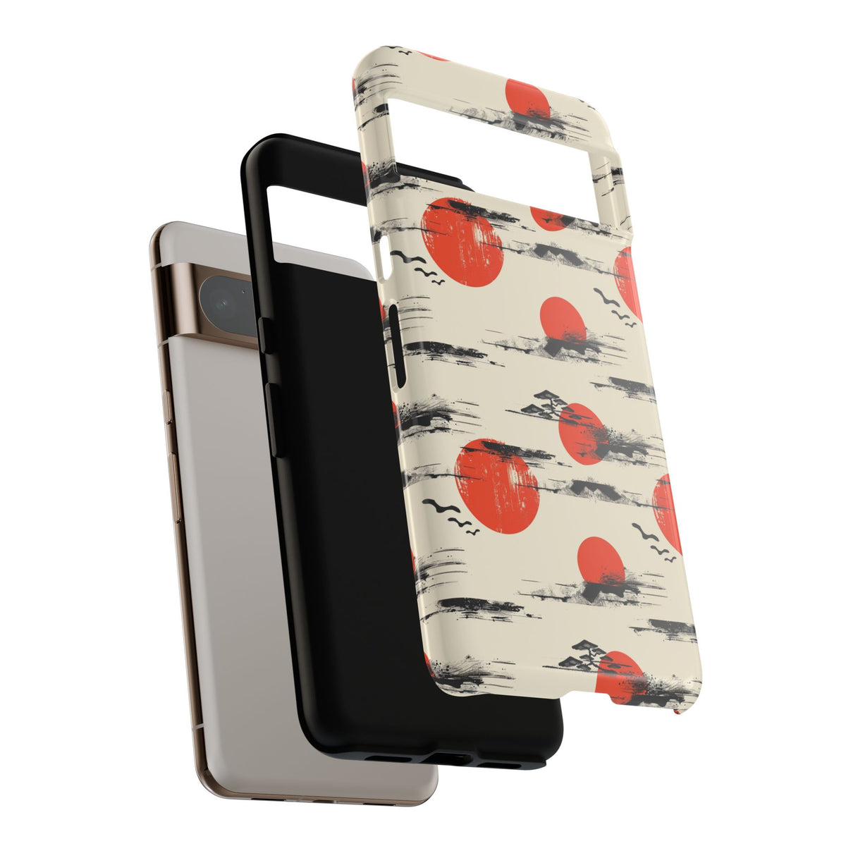 Japanese Pattern Phone Case – Elegant & Timeless Design for Your Phone 077