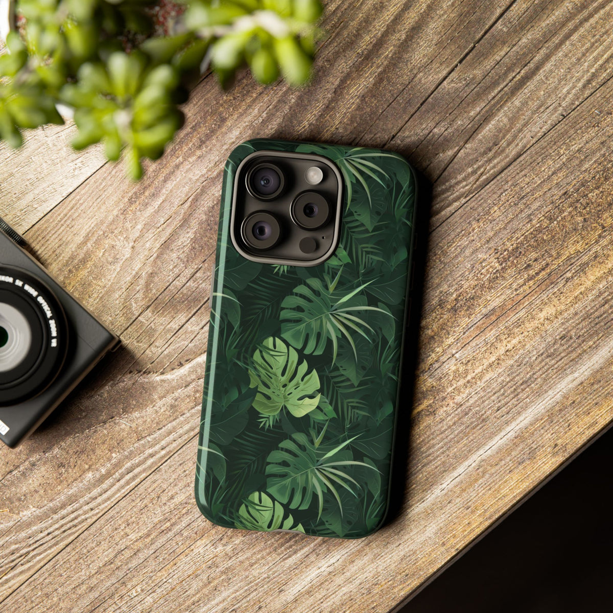 Jungle Pattern Phone Case – Exotic & Lush Design for Your Phone 335