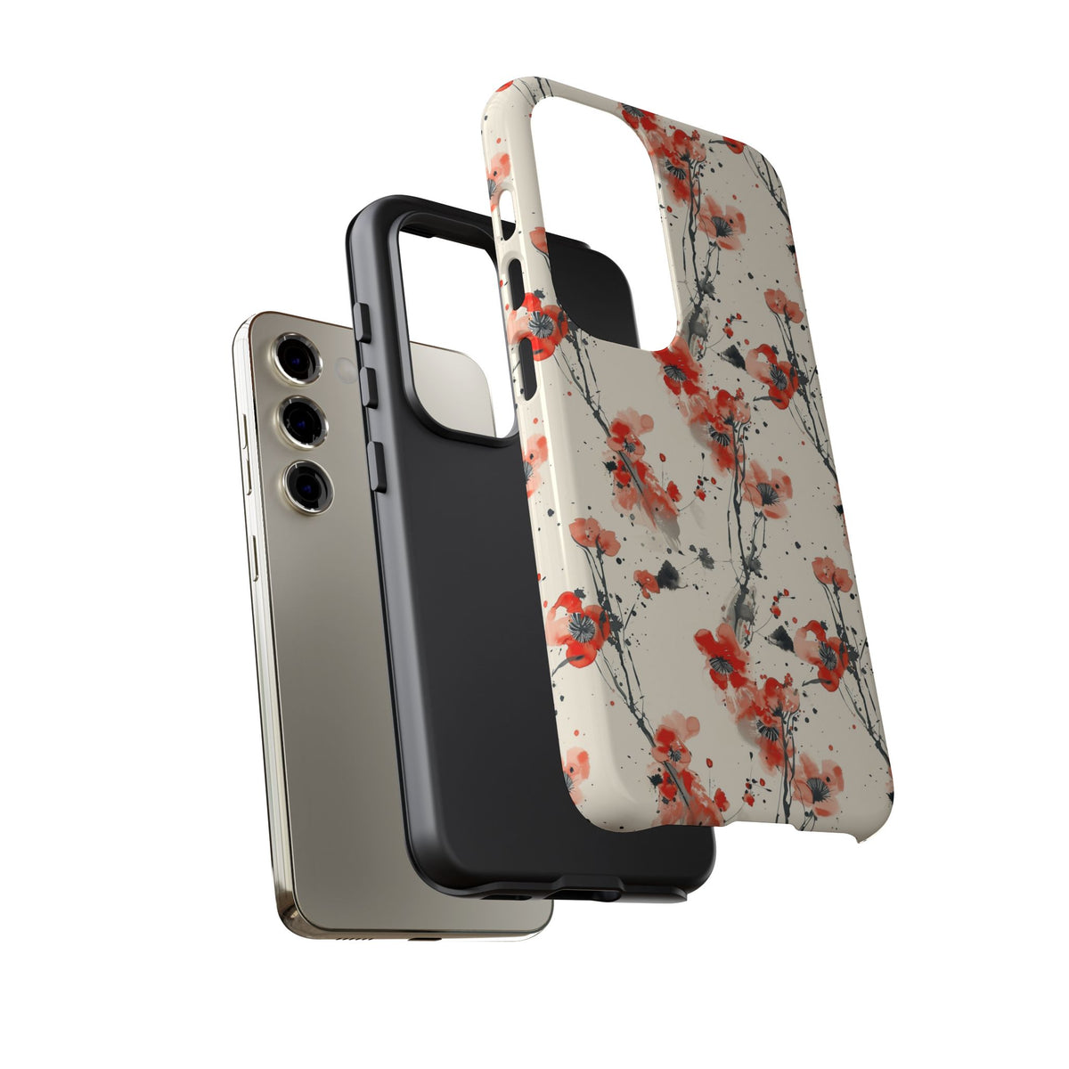 Japanese Pattern Phone Case – Elegant & Timeless Design for Your Phone 045