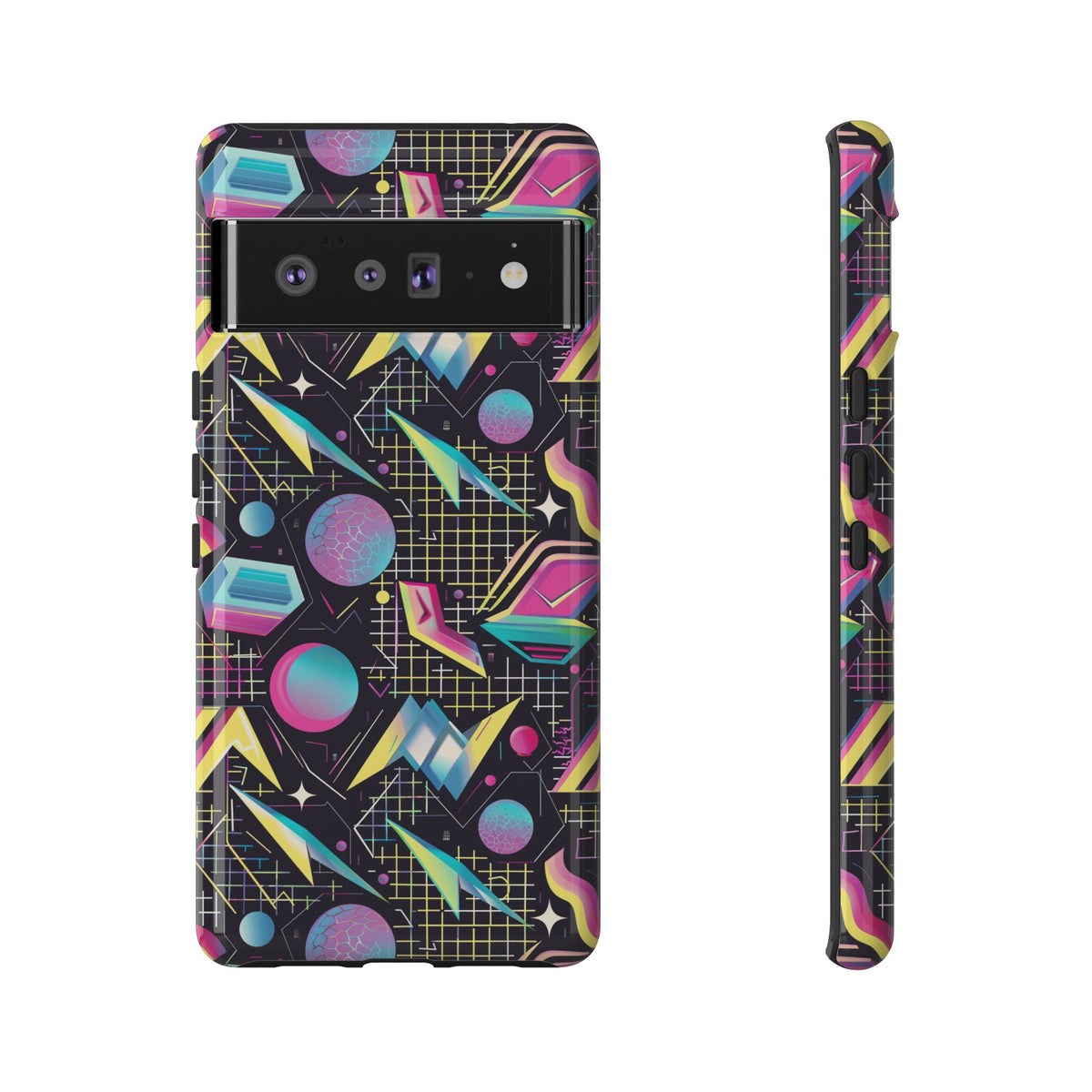 Retro 80s Seamless Phone Case – Vintage Style Meets Modern Protection 086