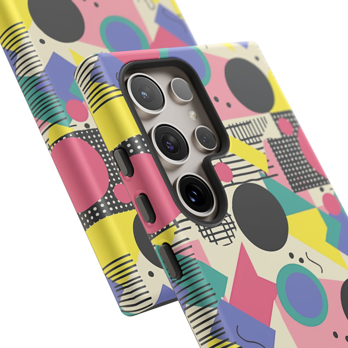 90s Themed Seamless Pattern Phone Case – Embrace Retro Style and Protection 228