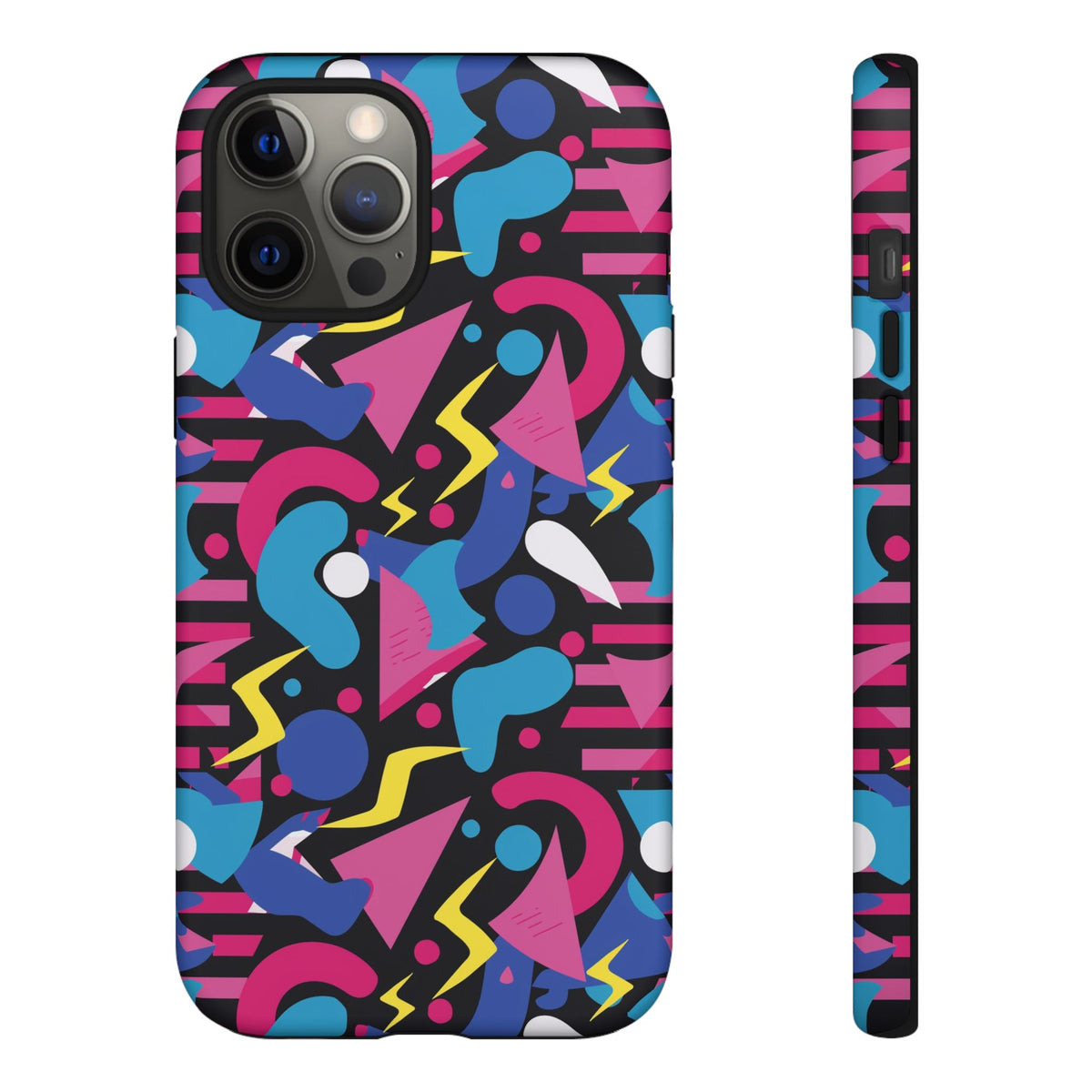 Retro 80s Seamless Phone Case – Vintage Style Meets Modern Protection 096