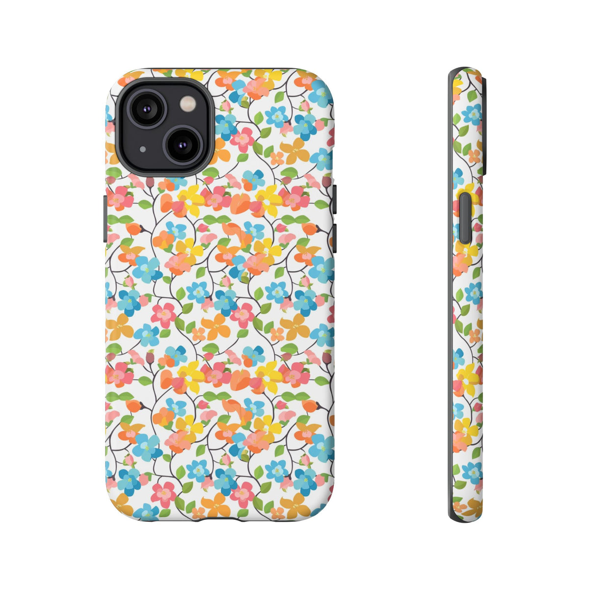 Spring Pattern Phone Case – Fresh & Vibrant Design for Your Phone 407