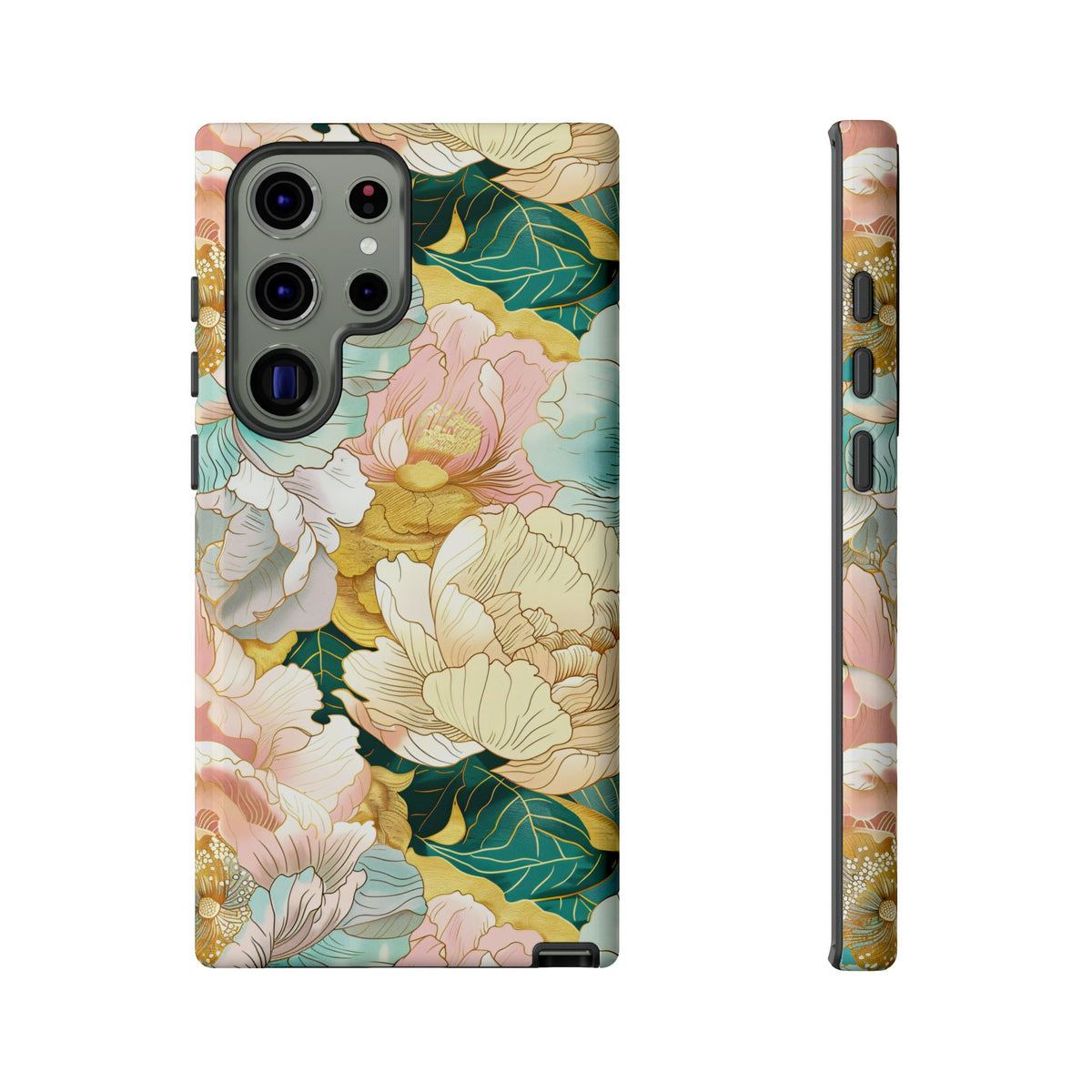 Japanese Blossom Asian Floral Design Phone Case – Elegant Floral Phone Cover