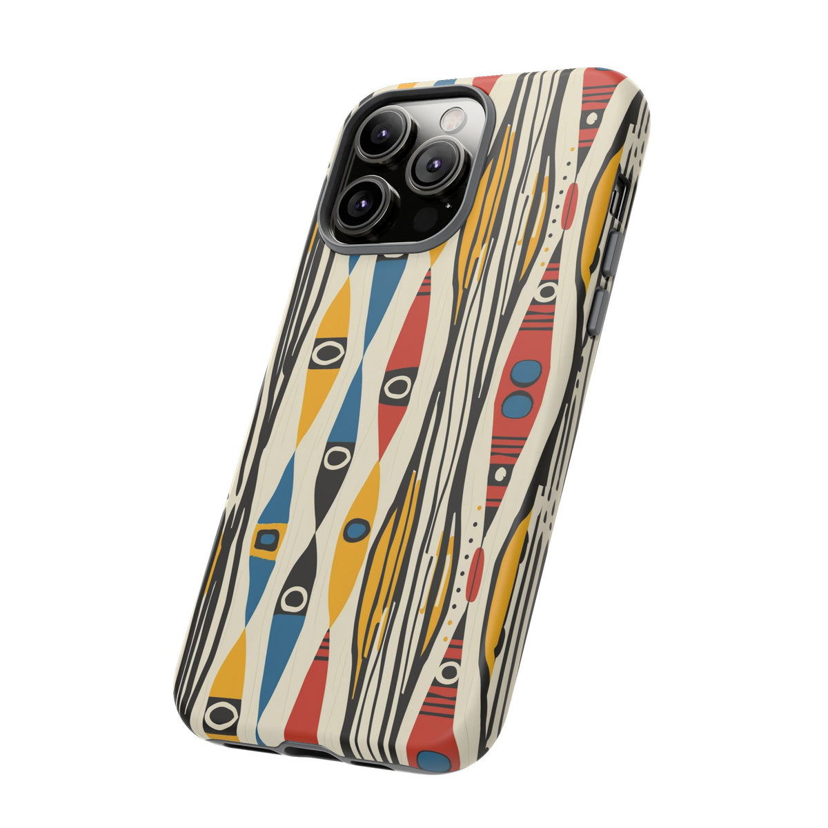 Stylish African Pattern Phone Case – Unique and Vibrant Protection 202