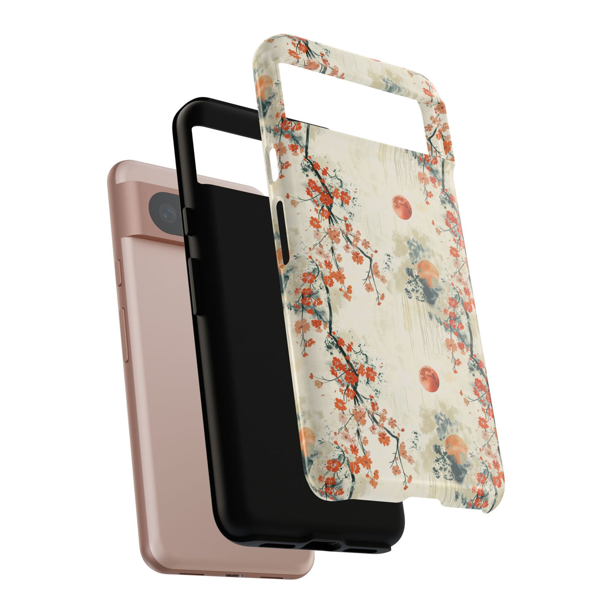 Japanese Pattern Phone Case – Elegant & Timeless Design for Your Phone 075