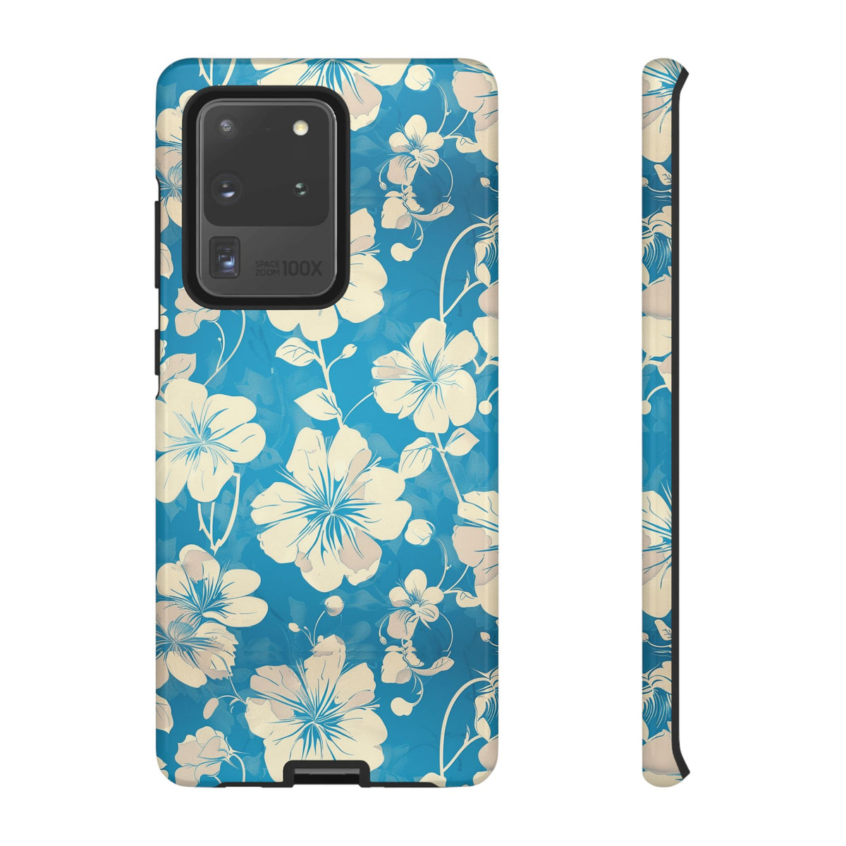 Blue Floral Seamless Pattern Phone Case