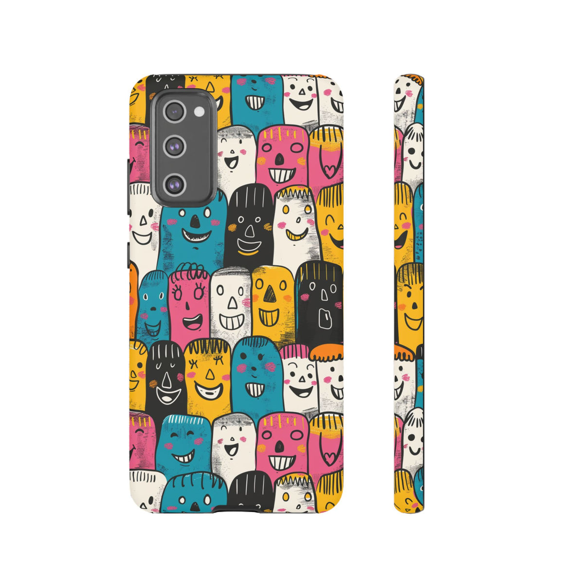 Happy Faces Phone Case – Joyful and Cheerful Design for a Bright Look 5