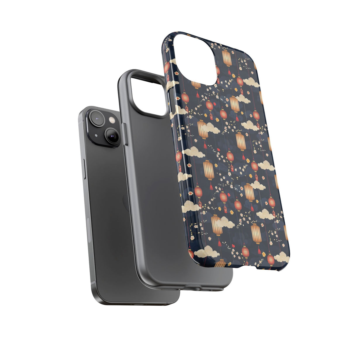 Japanese Pattern Phone Case – Elegant & Timeless Design for Your Phone 470