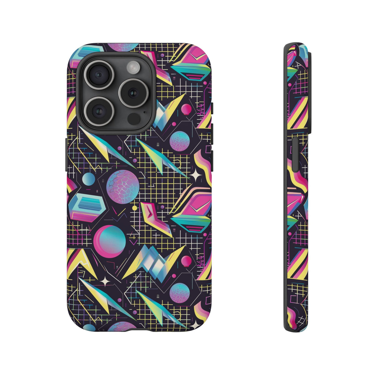 Retro 80s Seamless Phone Case – Vintage Style Meets Modern Protection 086