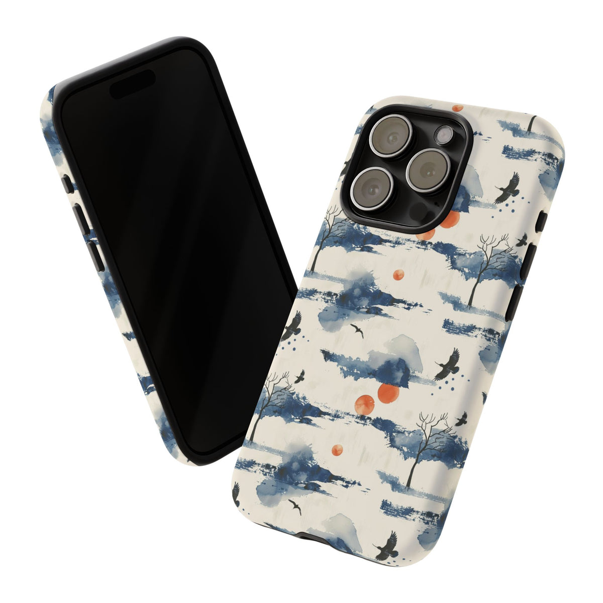 Japanese Pattern Phone Case – Elegant & Timeless Design for Your Phone 030