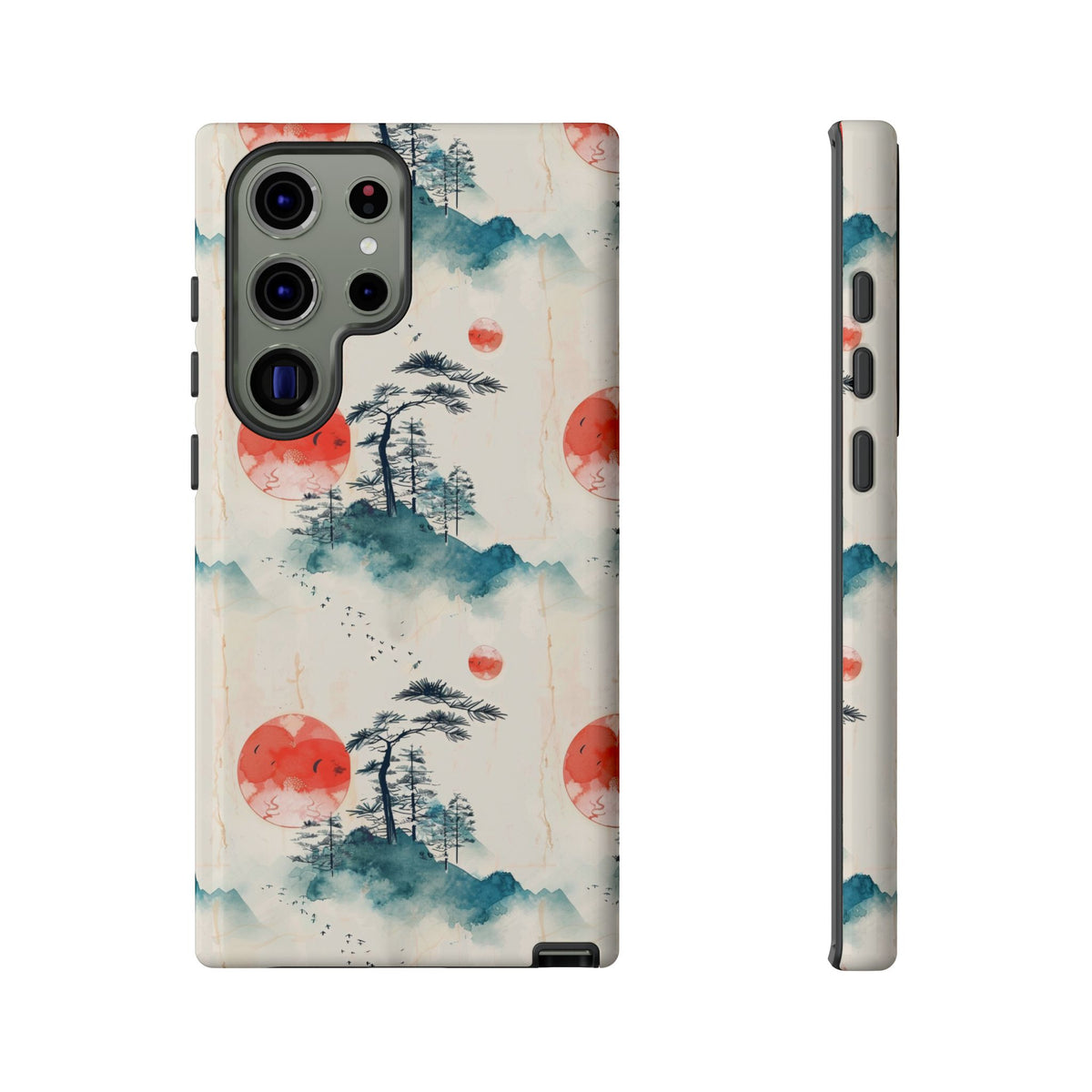 Japanese Pattern Phone Case – Elegant & Timeless Design for Your Phone 055