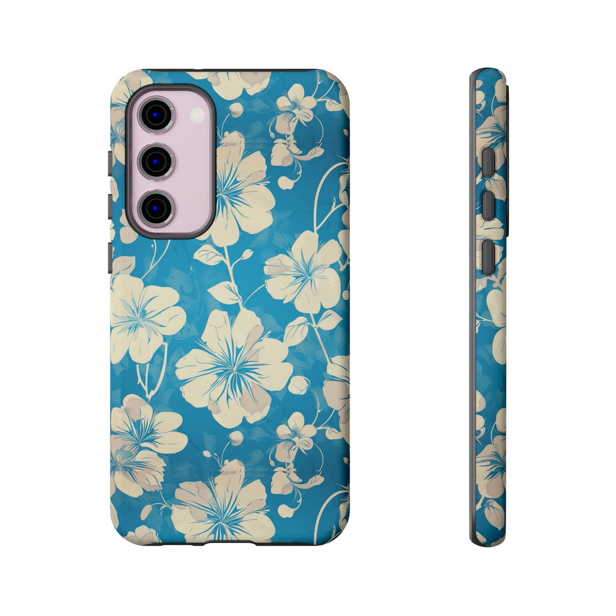 Blue Floral Seamless Pattern Phone Case