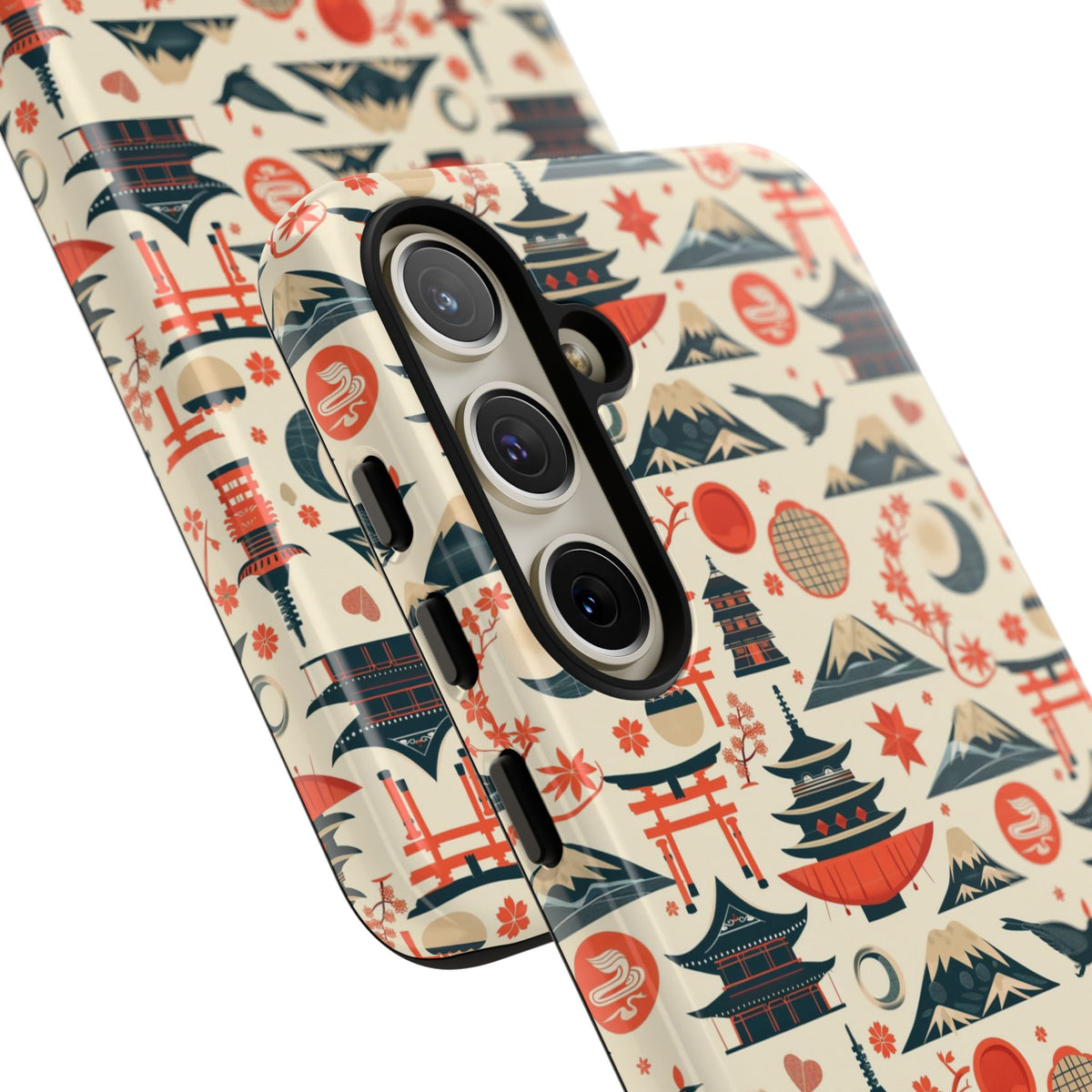 Japanese Pattern Phone Case – Elegant & Timeless Design for Your Phone 140