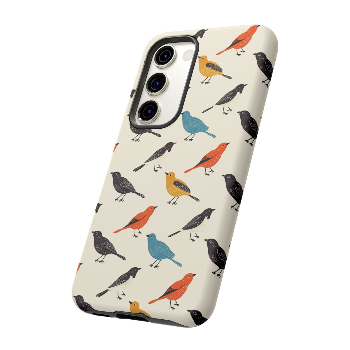 Birds Seamless Pattern Phone Case – Elegant and Timeless Avian Design 5