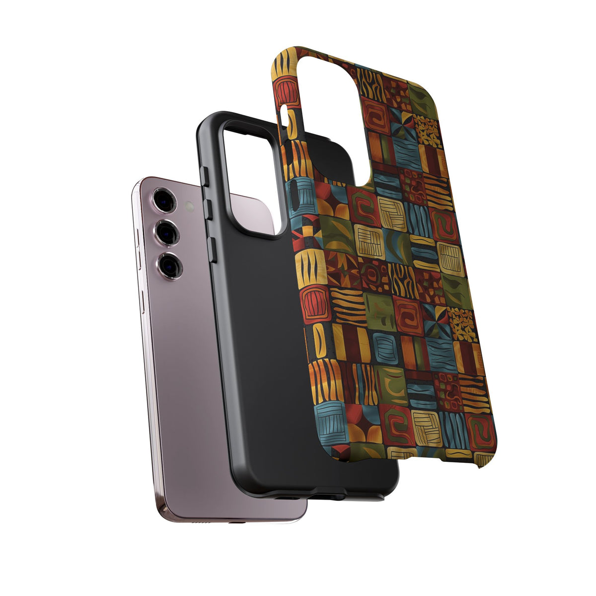 Stylish African Pattern Phone Case – Unique and Vibrant Protection 075