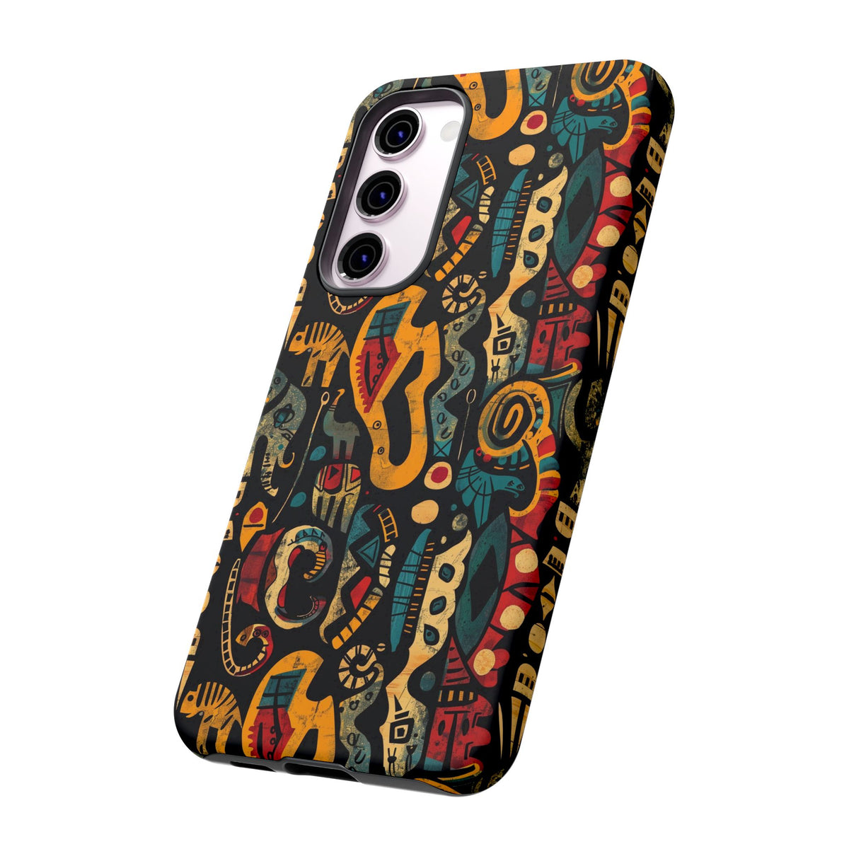 Stylish African Pattern Phone Case – Unique and Vibrant Protection 153