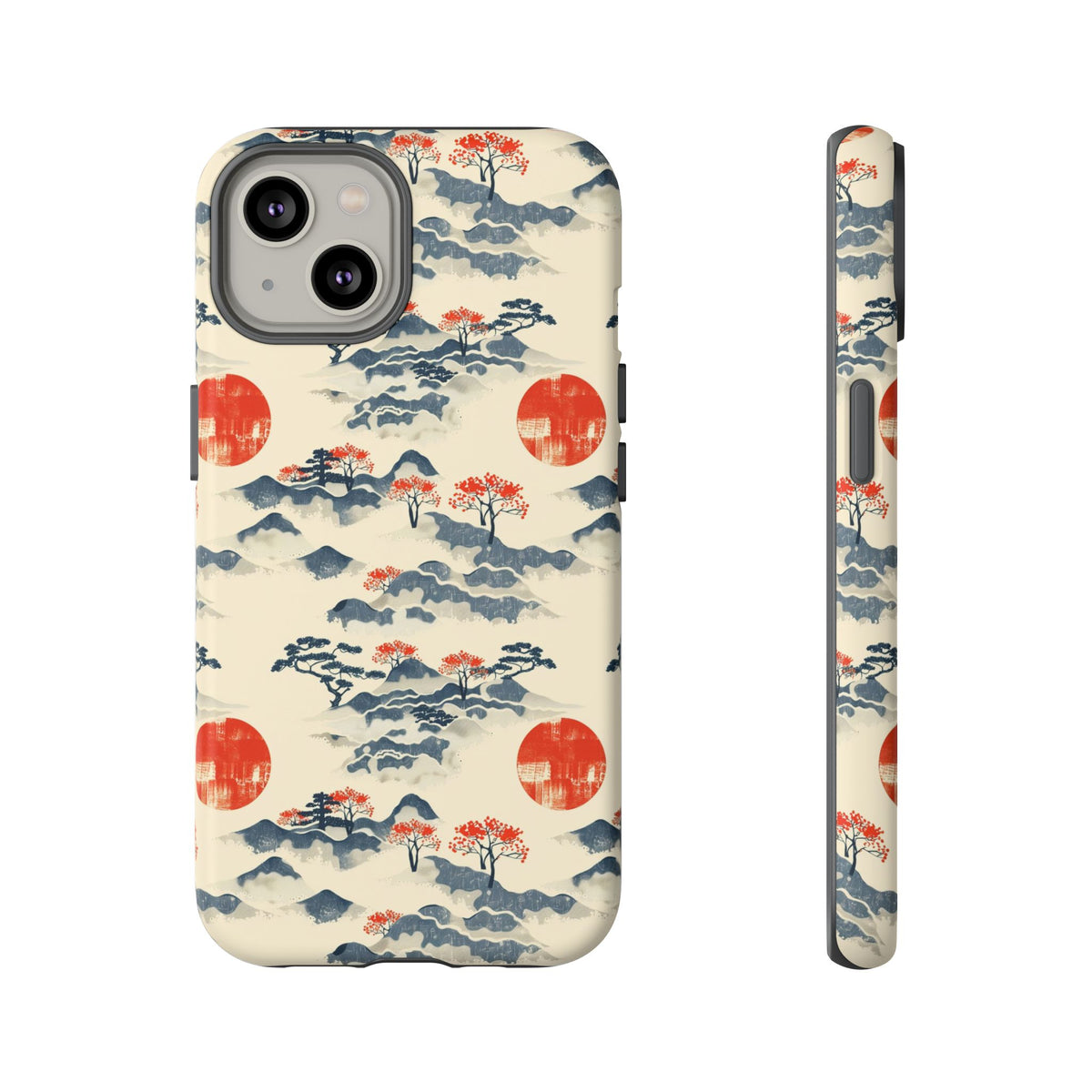 Japanese Pattern Phone Case – Elegant & Timeless Design for Your Phone 085