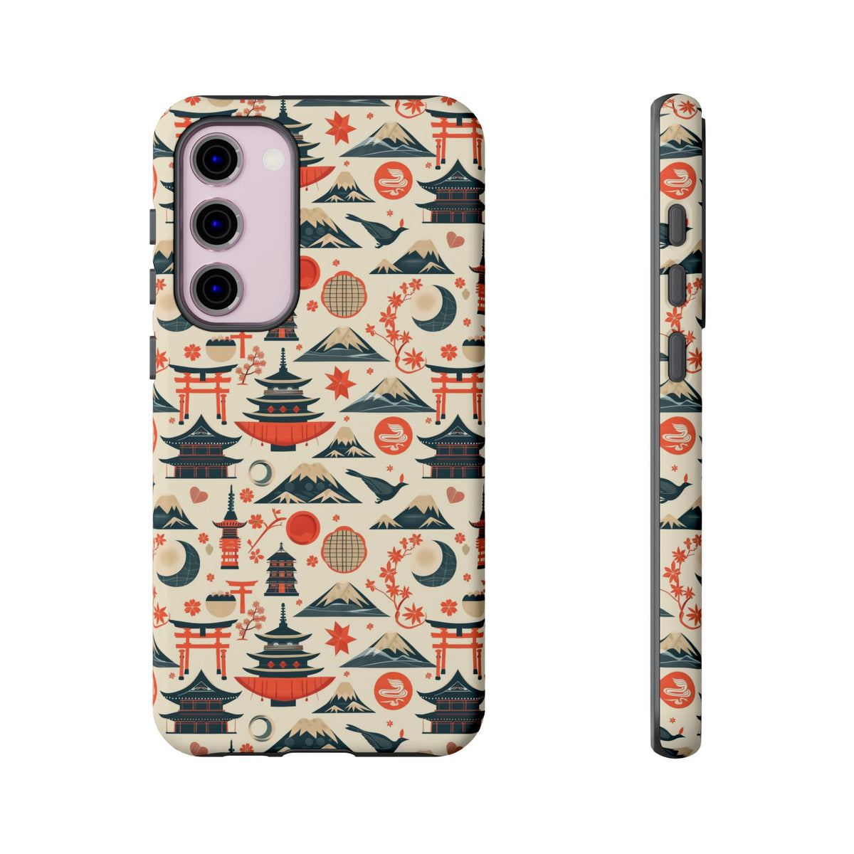 Japanese Pattern Phone Case – Elegant & Timeless Design for Your Phone 140