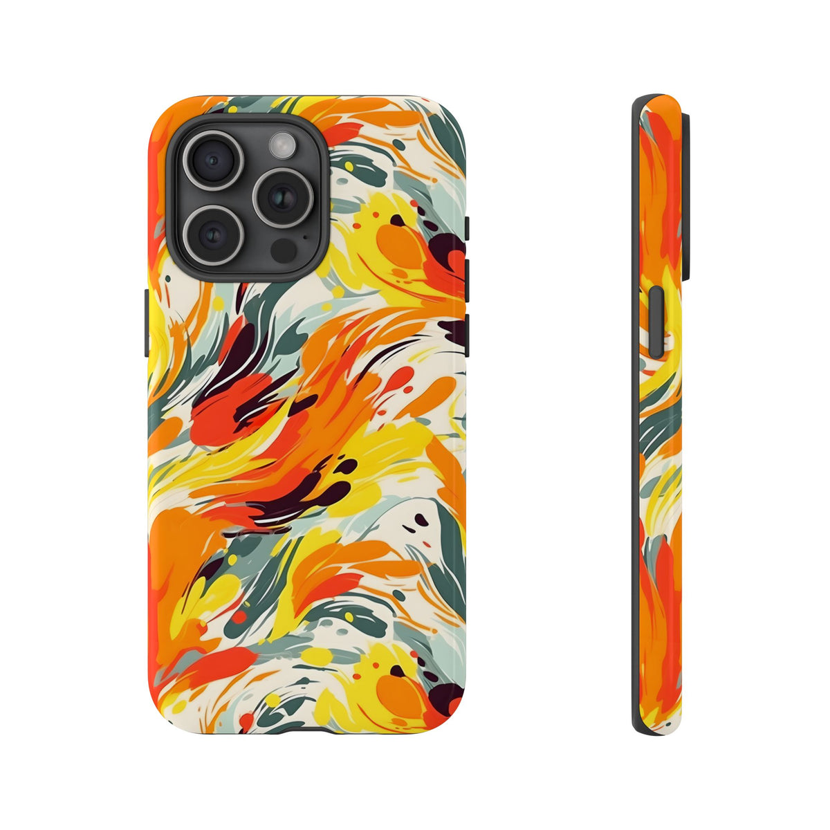 Abstract Painting Design Phone Case – Modern Art-Inspired Phone Cover 5