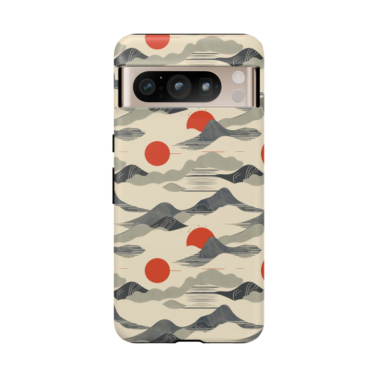 Japanese Pattern Phone Case – Elegant & Timeless Design for Your Phone 048