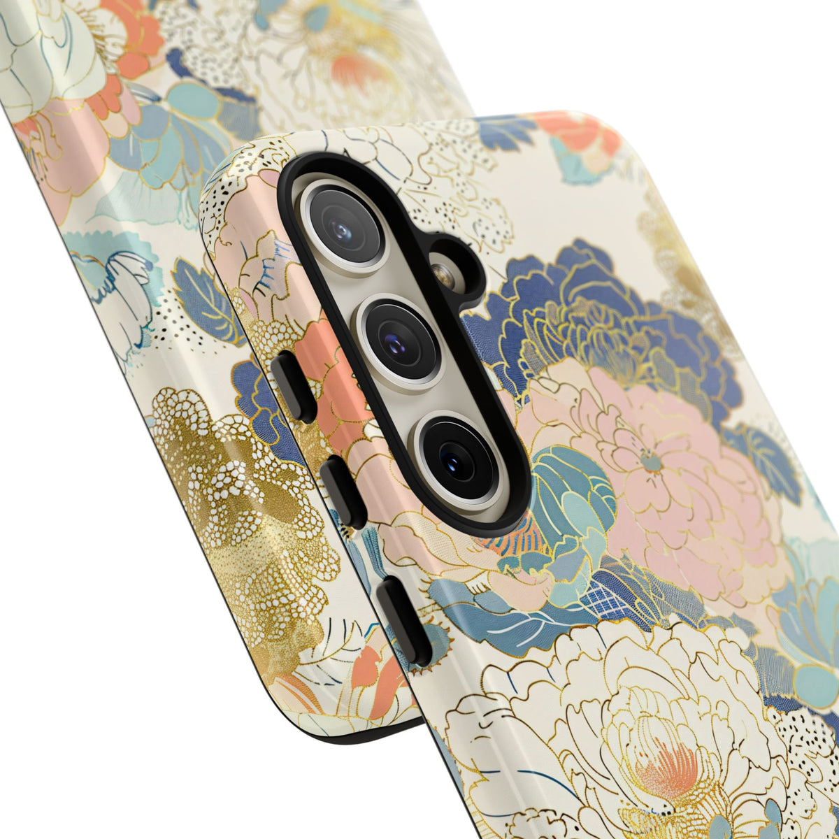 Japanese Blossom Asian Floral Design Phone Case – Elegant Floral Phone Cover 4