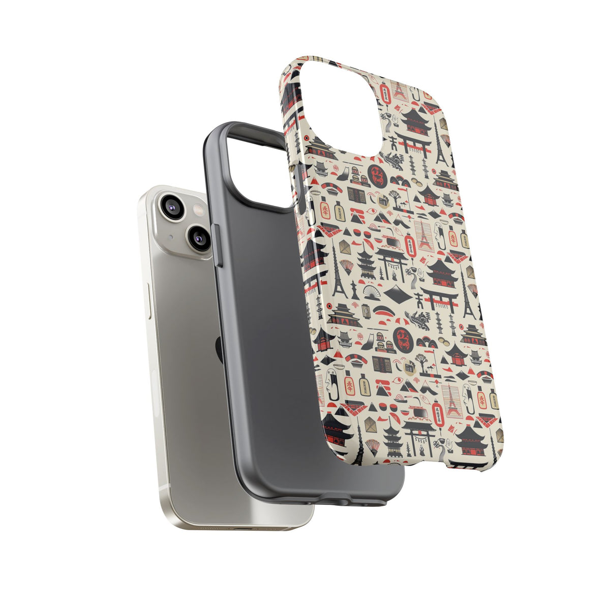 Japanese Pattern Phone Case – Elegant & Timeless Design for Your Phone 010